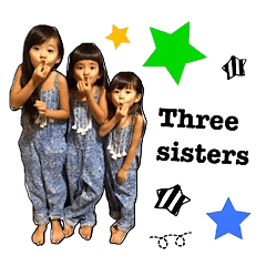 Three sisters's sticker
