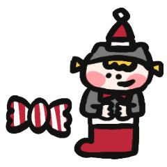 大野狼與小紅帽 聖誕節快樂(無字)