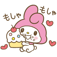 もっとぽちゃっと動く マイメロディ Line スタンプ Line Store もっとぽちゃっと動く マイメロディ Line スタンプ Line Store