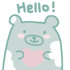 Cute Bear - greeting