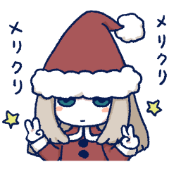 Santa Claus hats girl