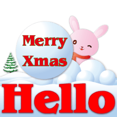 special effect-Cute rabbit-Xmas-New Year