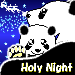 Christmas of Panda in animation!