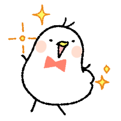 Cheerful little bird