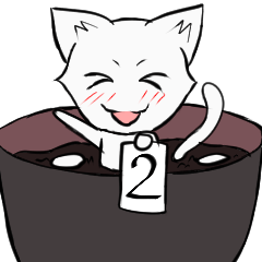 Shiratama cat zenzai