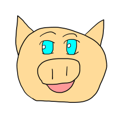 The pig says buhibuhi.