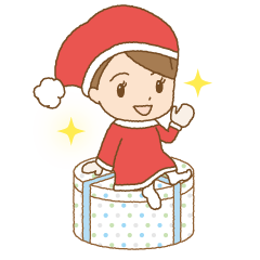 Bilingual Sticker for Christmas(Eng/Jpn)