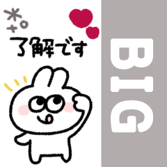 Mr. Rabbit BIG  sticker #2