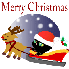 Merry Christmas With Cats Line Stickers Line Store