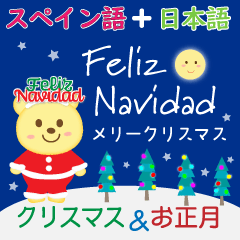 Spanish and Japanese Christmas Stickers