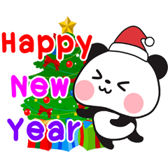 panda happy new year