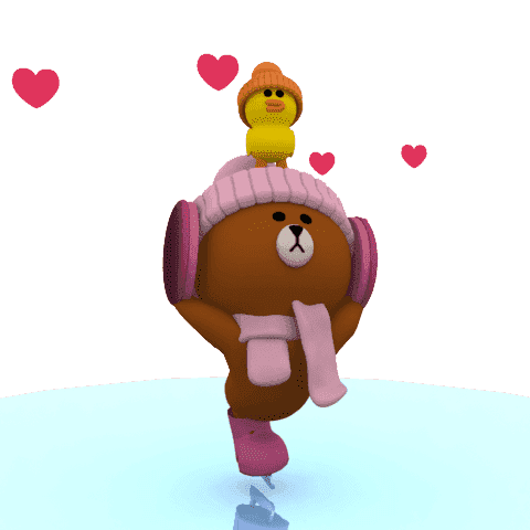 Brown winter stickers.
