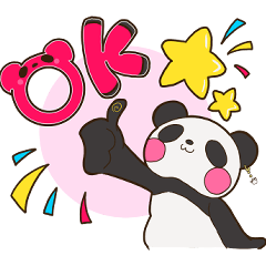 Panda-san  Sticker