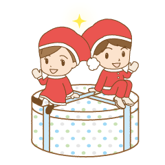 Bilingual Sticker for Christmas 2 (JPN)