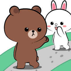 Sticker BROWN & FRIENDS : Andie v9