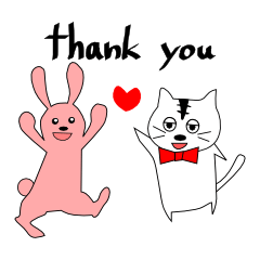 Usa&neko sticker