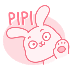 Proud rabbit, 'PIPI'