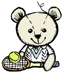 Days Teddy Bear 3(Tennis)