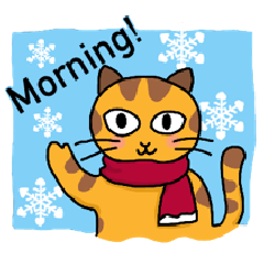 Tabby cat Tora-Chan! 2 winter(English)