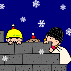 Winter of the construction worker