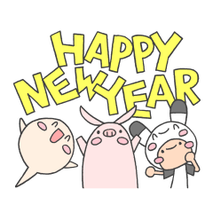 New Year Sticker from igu-nobu