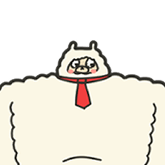 Uncle-like alpaca onomatopoeia