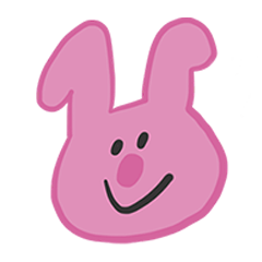 兔兔是粉紅色ㄉ