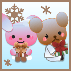 Rabbit and bear daily(Christmas5)