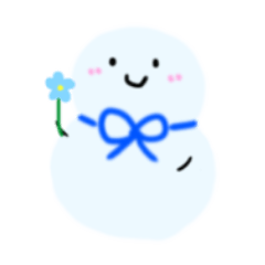 Snowman SHIRO Line Sticker