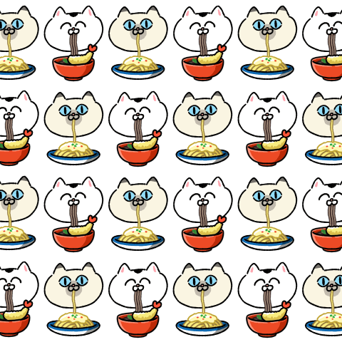 Cat effect sticker2 Happy New Year