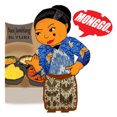 Bi Turi's rice Jamblang part 1