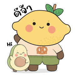 Lemon & Avocado and Peachy Cute