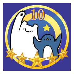 Poler Bear and Penguin sticker 10