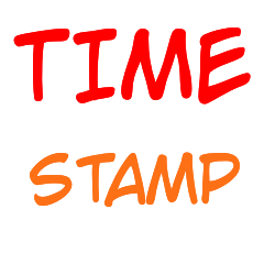 時間お伝えスタンプ