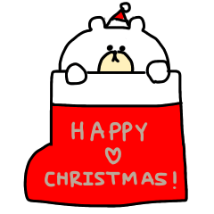 Christmas and New Year holidays sticker.