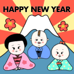 Sticker for winter & New Year holidays