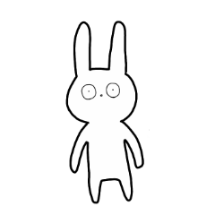 Rabbit with big eyes