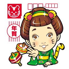 Momo-chan /Japanese style New Year