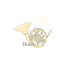 Stamp of brass band