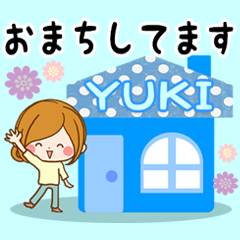 Sticker for exclusive use of Yuki 2