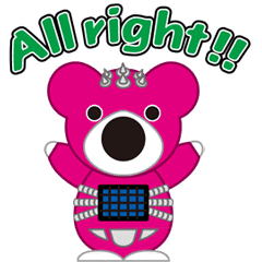 Moving Sticker Psycho Bear Line Stickers Line Store