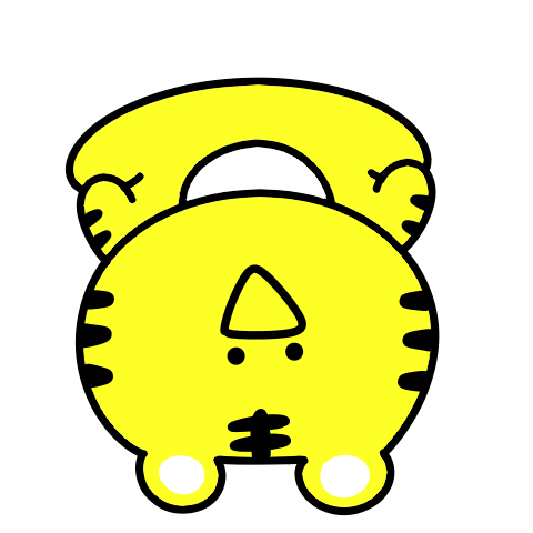 A fierce surreal mini tiger.