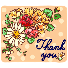 綺麗な花を贈ります Line スタンプ Line Store 綺麗な花を贈ります Line スタンプ Line Store