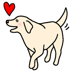 Dog stamp Labrador Retriever