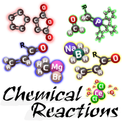 Chemical reaction stickers, chemistry