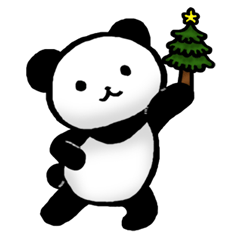 パンダのクリスマス