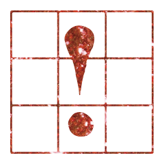 Popular big word Shiny glitter1207-