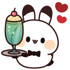 The rabbit which is a butler (Pop up)