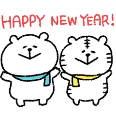 Re:Moving Tora&Kuma Stickers (New year)