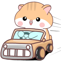 Orange hamster (ENG) : Animated